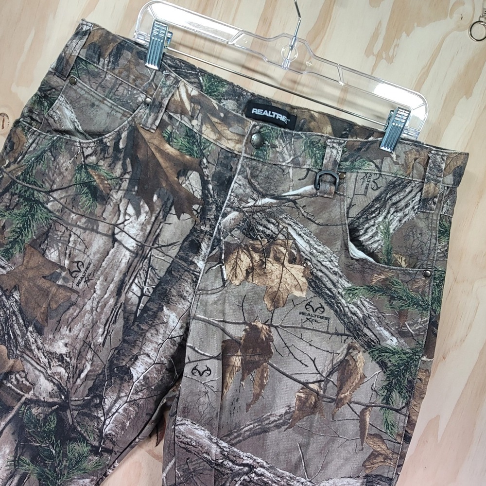 Realtree Camouflage Pants Mens 38x30 Brown Excellent Used Condition Xtra Camo - Picture 4 of 7